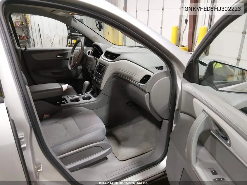 2017 Chevrolet Traverse Ls VIN: 1GNKVFED8HJ302223 Lot: 45144998