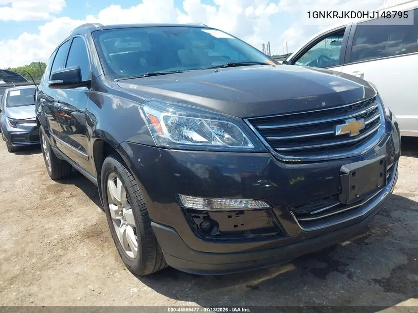 2017 Chevrolet Traverse Premier VIN: 1GNKRJKD0HJ148795 Lot: 45556477