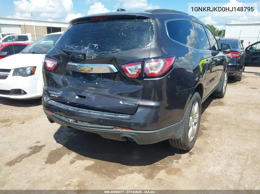 2017 Chevrolet Traverse Premier VIN: 1GNKRJKD0HJ148795 Lot: 45556477