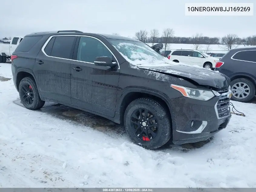 1GNERGKW8JJ169269 2018 Chevrolet Traverse 1Lt