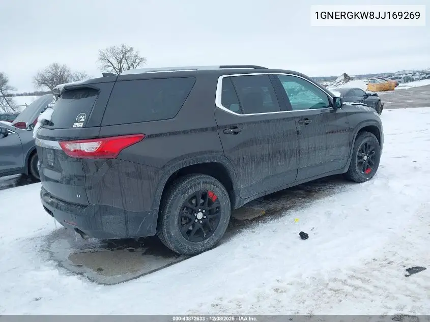 1GNERGKW8JJ169269 2018 Chevrolet Traverse 1Lt