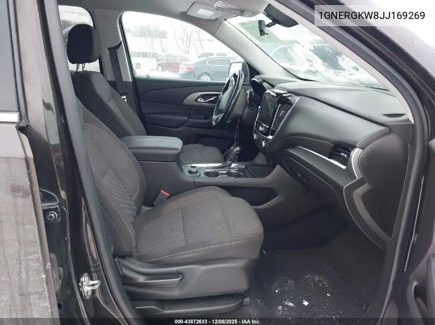 1GNERGKW8JJ169269 2018 Chevrolet Traverse 1Lt