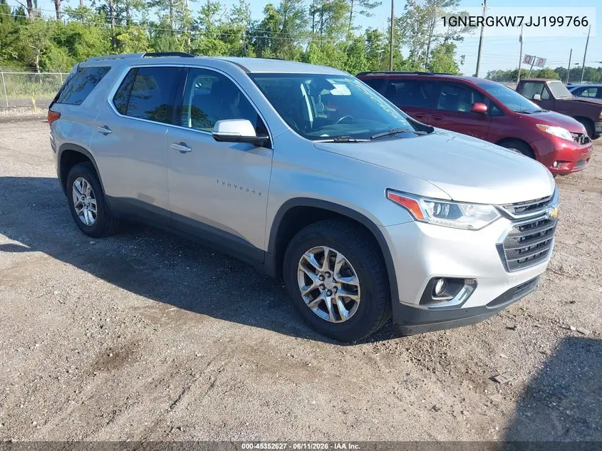 2018 Chevrolet Traverse 1Lt VIN: 1GNERGKW7JJ199766 Lot: 45352627