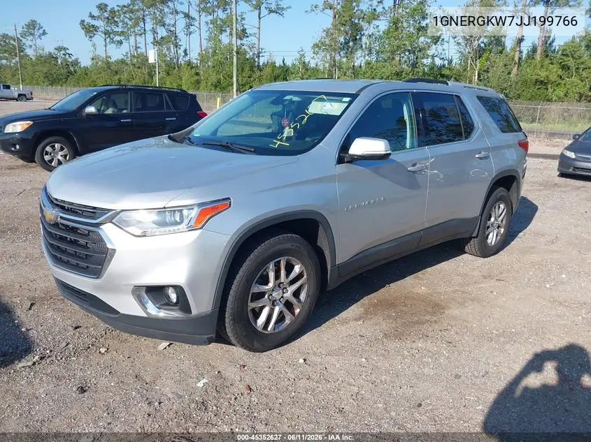 2018 Chevrolet Traverse 1Lt VIN: 1GNERGKW7JJ199766 Lot: 45352627