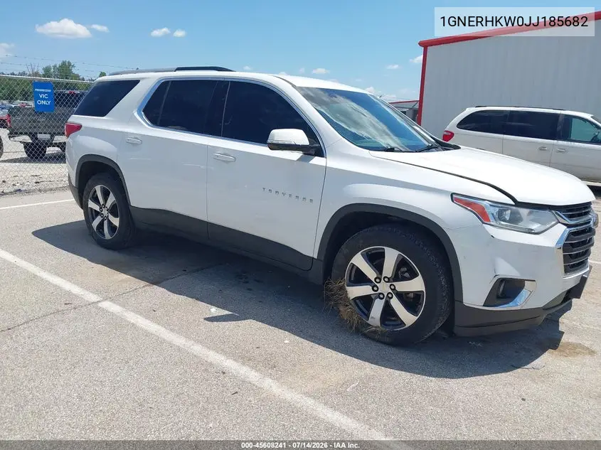2018 Chevrolet Traverse Lt Leather VIN: 1GNERHKW0JJ185682 Lot: 45608241