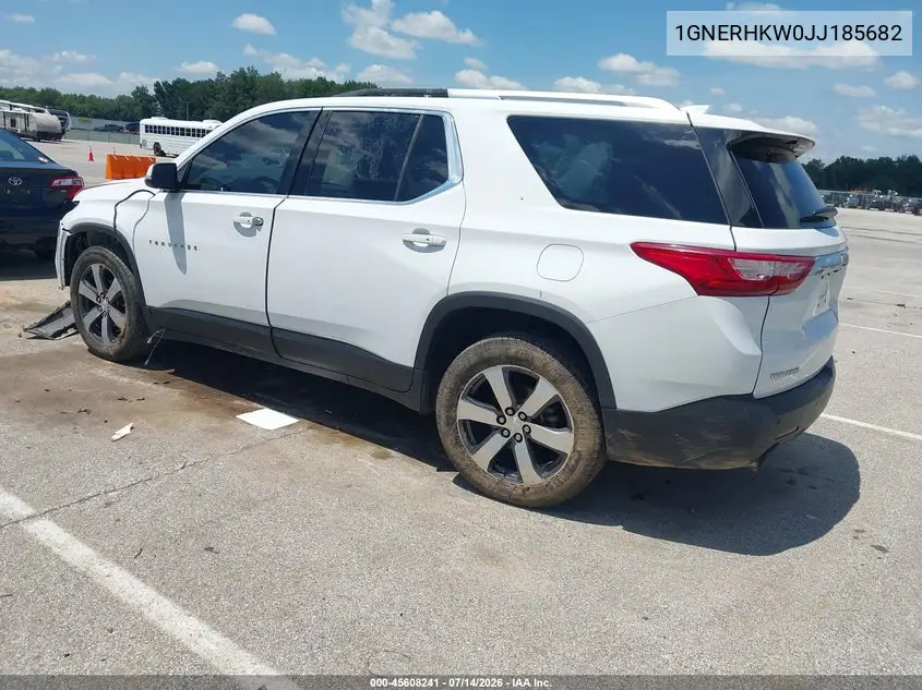 2018 Chevrolet Traverse Lt Leather VIN: 1GNERHKW0JJ185682 Lot: 45608241