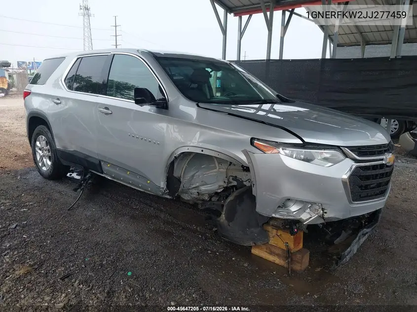 2018 Chevrolet Traverse Ls VIN: 1GNERFKW2JJ277459 Lot: 45647205