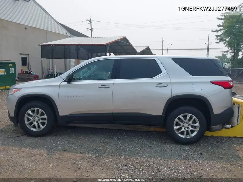 2018 Chevrolet Traverse Ls VIN: 1GNERFKW2JJ277459 Lot: 45647205
