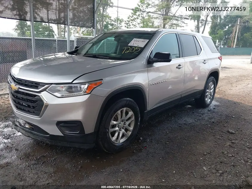 2018 Chevrolet Traverse Ls VIN: 1GNERFKW2JJ277459 Lot: 45647205