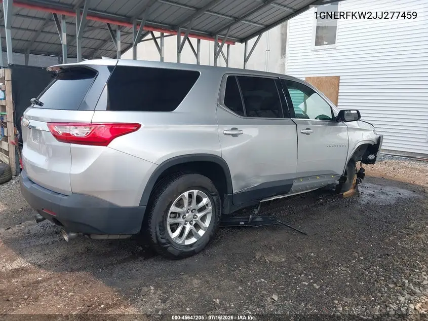 2018 Chevrolet Traverse Ls VIN: 1GNERFKW2JJ277459 Lot: 45647205