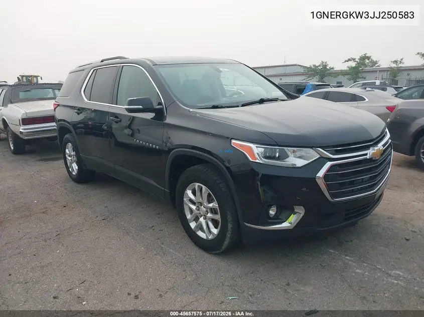2018 Chevrolet Traverse Lt Cloth VIN: 1GNERGKW3JJ250583 Lot: 45657575