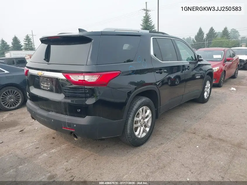 2018 Chevrolet Traverse Lt Cloth VIN: 1GNERGKW3JJ250583 Lot: 45657575