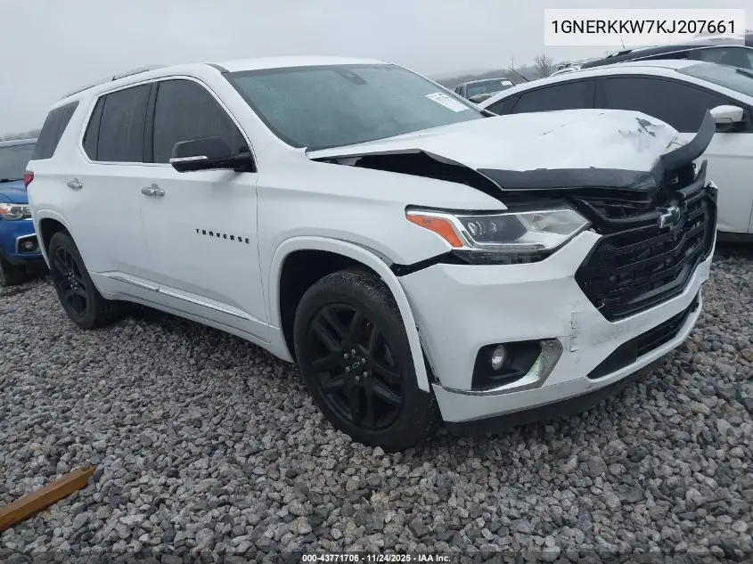 1GNERKKW7KJ207661 2019 Chevrolet Traverse Premier