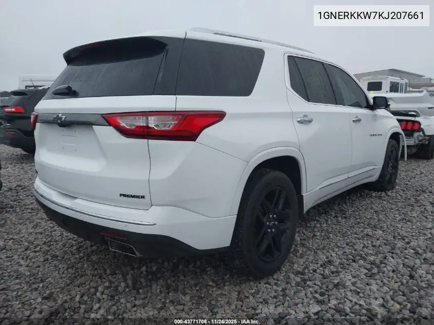 1GNERKKW7KJ207661 2019 Chevrolet Traverse Premier
