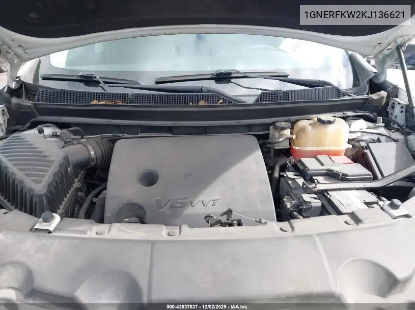 1GNERFKW2KJ136621 2019 Chevrolet Traverse Ls