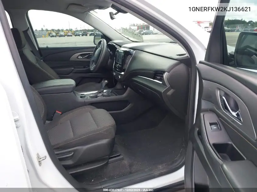 1GNERFKW2KJ136621 2019 Chevrolet Traverse Ls