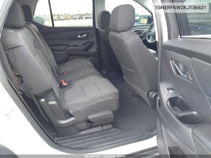 1GNERFKW2KJ136621 2019 Chevrolet Traverse Ls