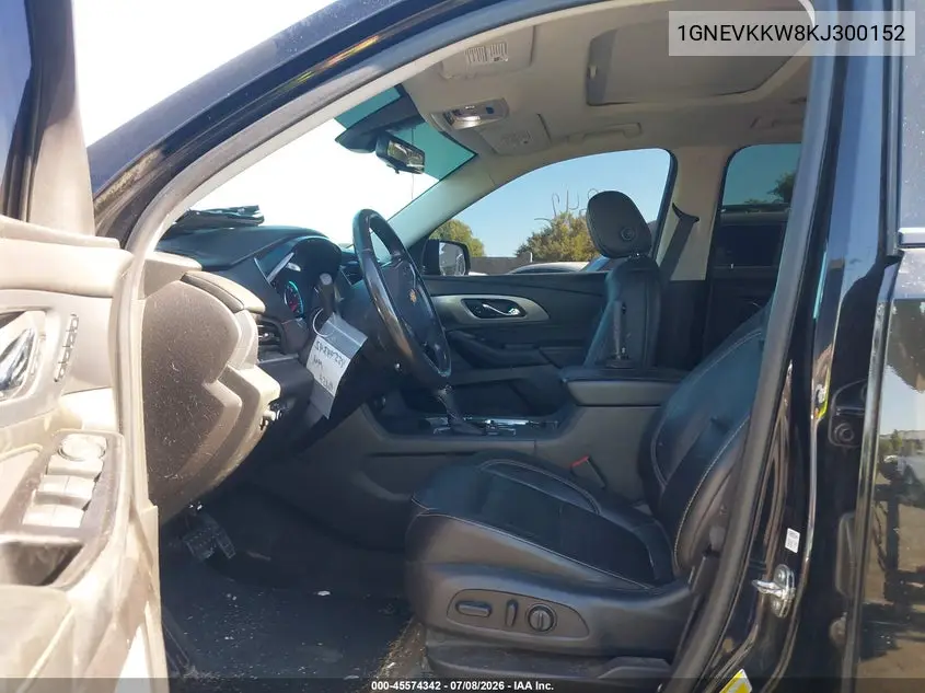 2019 Chevrolet Traverse Premier VIN: 1GNEVKKW8KJ300152 Lot: 45574342