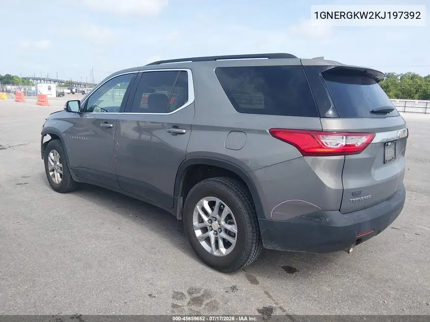 2019 Chevrolet Traverse 1Lt VIN: 1GNERGKW2KJ197392 Lot: 45659652