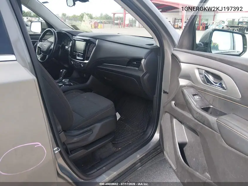 2019 Chevrolet Traverse 1Lt VIN: 1GNERGKW2KJ197392 Lot: 45659652