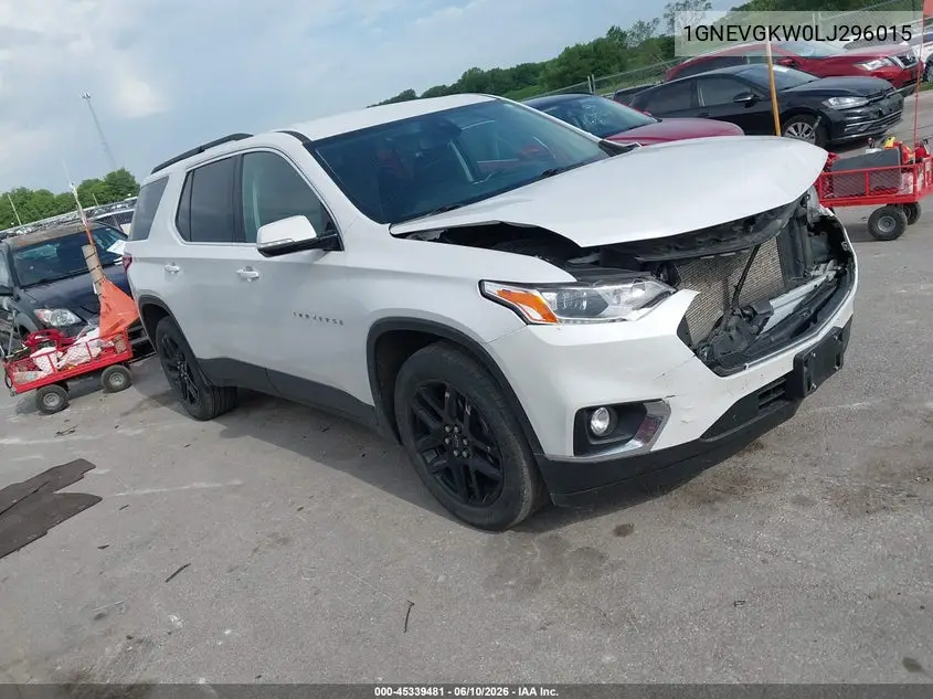 2020 Chevrolet Traverse Awd Lt Cloth VIN: 1GNEVGKW0LJ296015 Lot: 45339481