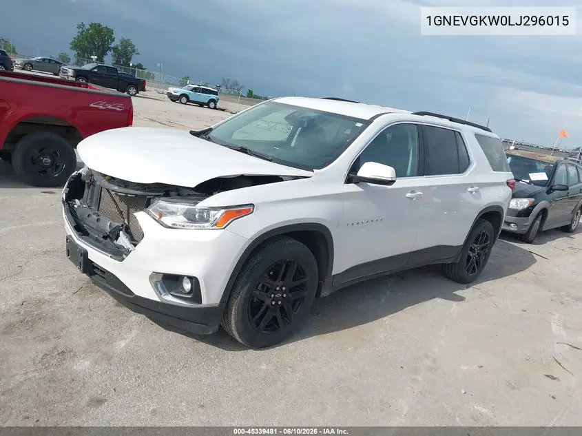 2020 Chevrolet Traverse Awd Lt Cloth VIN: 1GNEVGKW0LJ296015 Lot: 45339481
