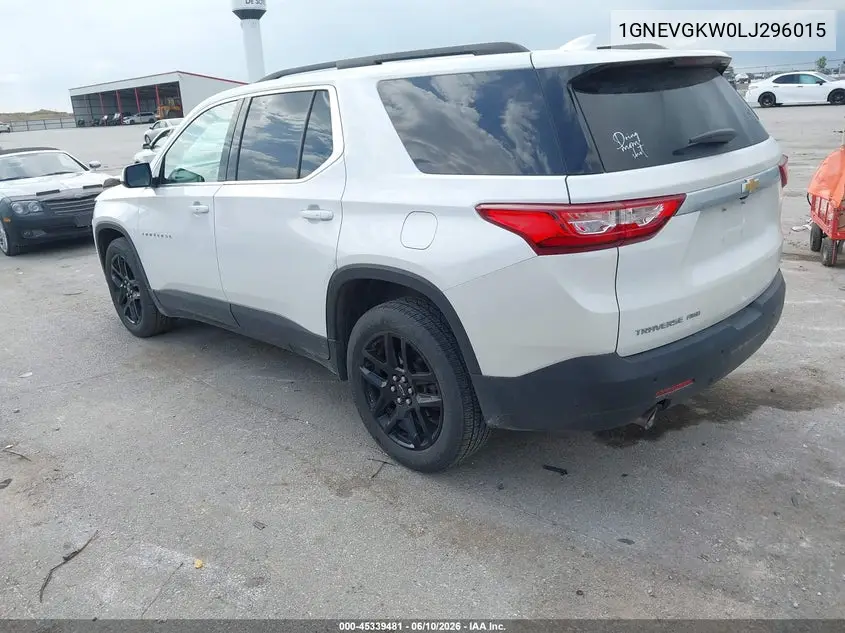 2020 Chevrolet Traverse Awd Lt Cloth VIN: 1GNEVGKW0LJ296015 Lot: 45339481
