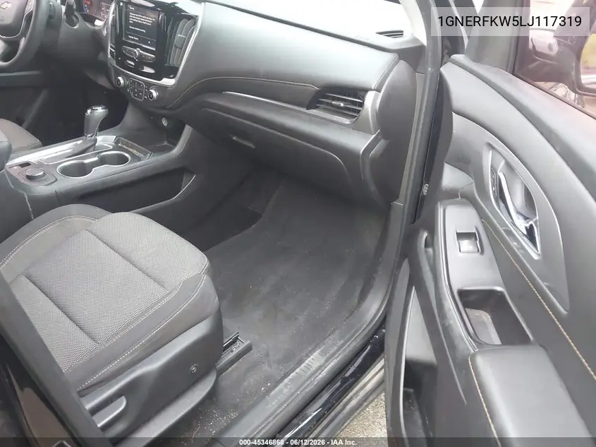 2020 Chevrolet Traverse Fwd Ls VIN: 1GNERFKW5LJ117319 Lot: 45346868