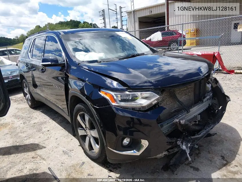2020 Chevrolet Traverse Awd Lt Leather VIN: 1GNEVHKW8LJ128161 Lot: 45414688