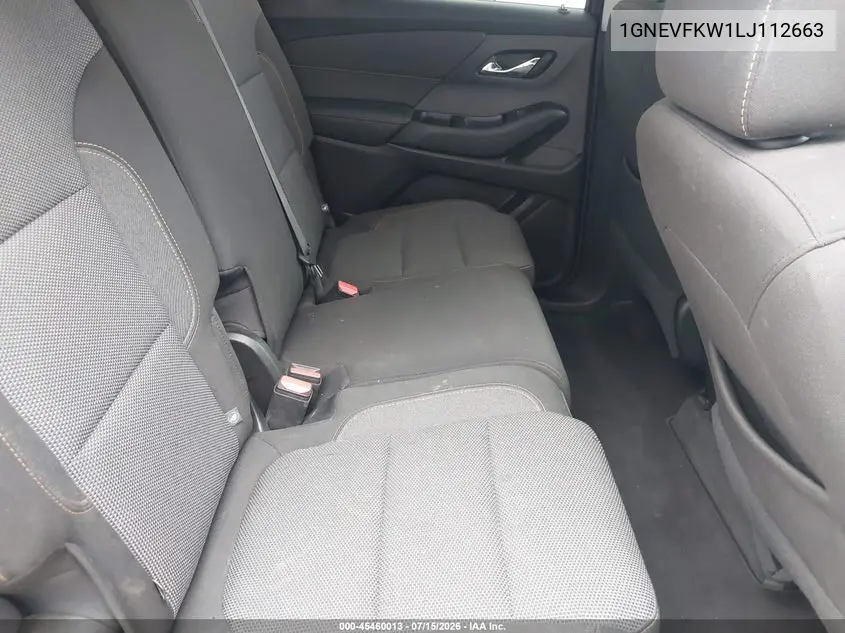 2020 Chevrolet Traverse Awd Ls VIN: 1GNEVFKW1LJ112663 Lot: 45460013