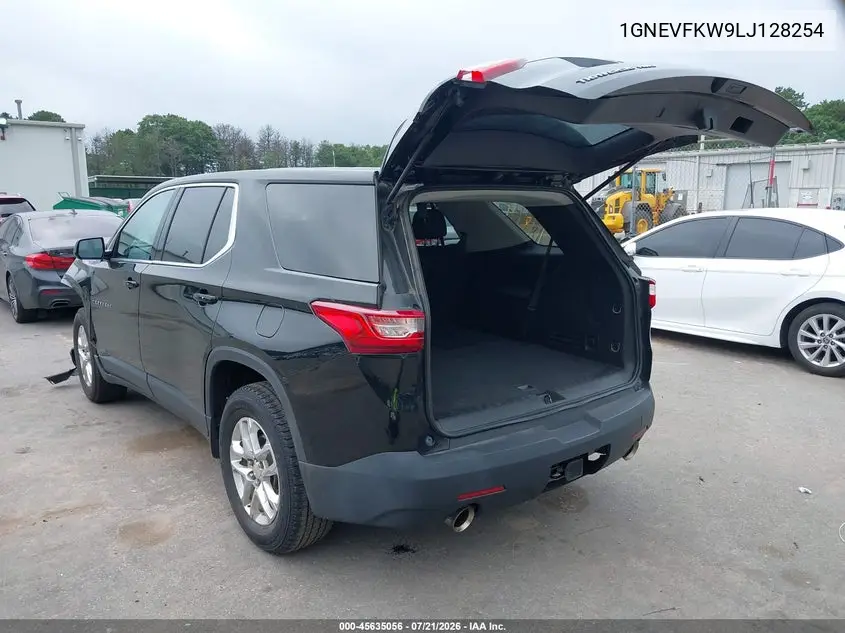 2020 Chevrolet Traverse Awd Ls VIN: 1GNEVFKW9LJ128254 Lot: 45635056