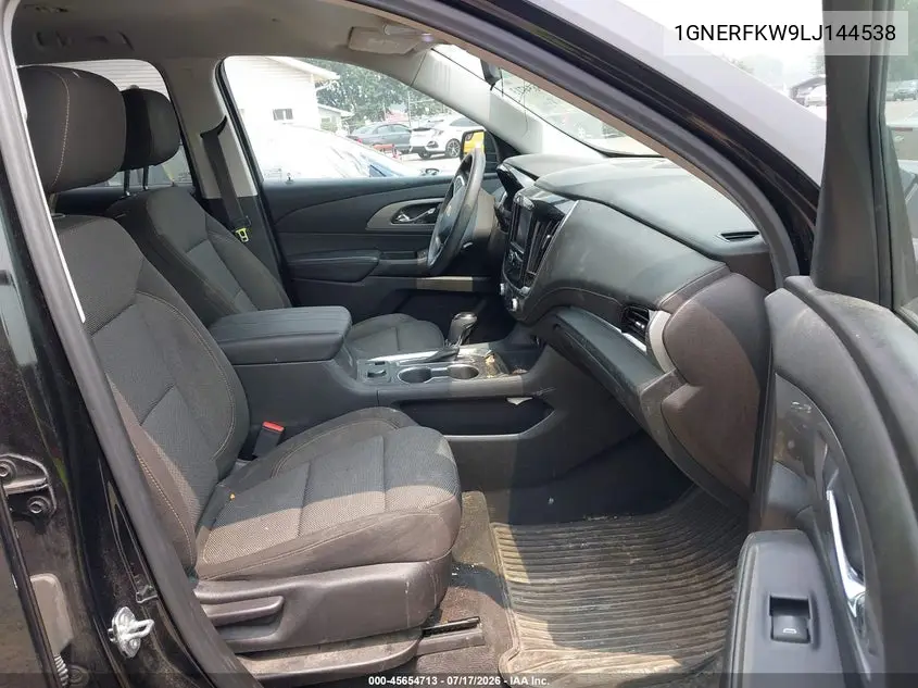 2020 Chevrolet Traverse Fwd Ls VIN: 1GNERFKW9LJ144538 Lot: 45654713