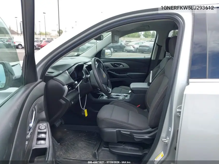 2020 Chevrolet Traverse Fwd Ls VIN: 1GNERFKW5LJ293612 Lot: 45671821