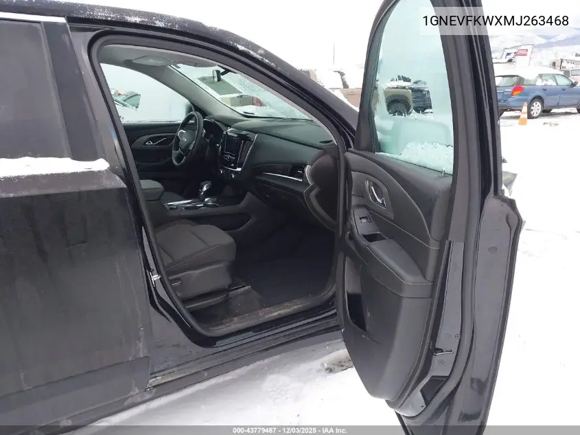 1GNEVFKWXMJ263468 2021 Chevrolet Traverse Awd Ls
