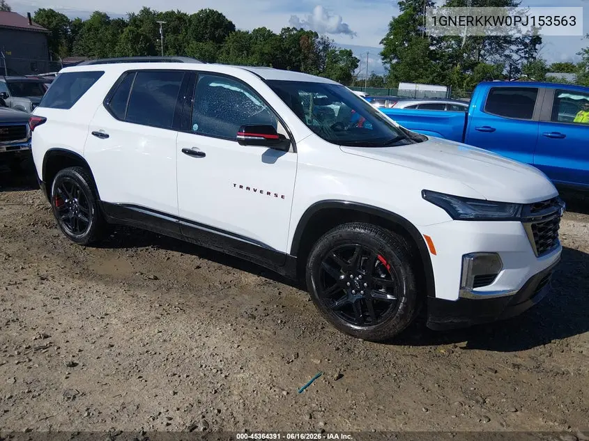 2023 Chevrolet Traverse Fwd Premier VIN: 1GNERKKW0PJ153563 Lot: 45364391