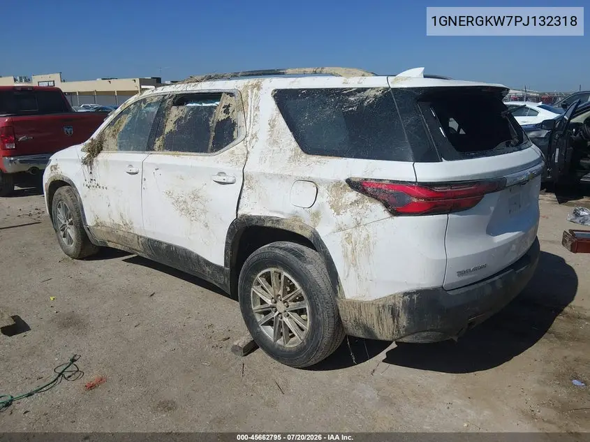 2023 Chevrolet Traverse Fwd Lt Cloth VIN: 1GNERGKW7PJ132318 Lot: 45662795