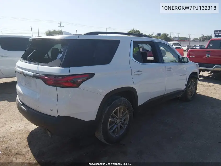 2023 Chevrolet Traverse Fwd Lt Cloth VIN: 1GNERGKW7PJ132318 Lot: 45662795