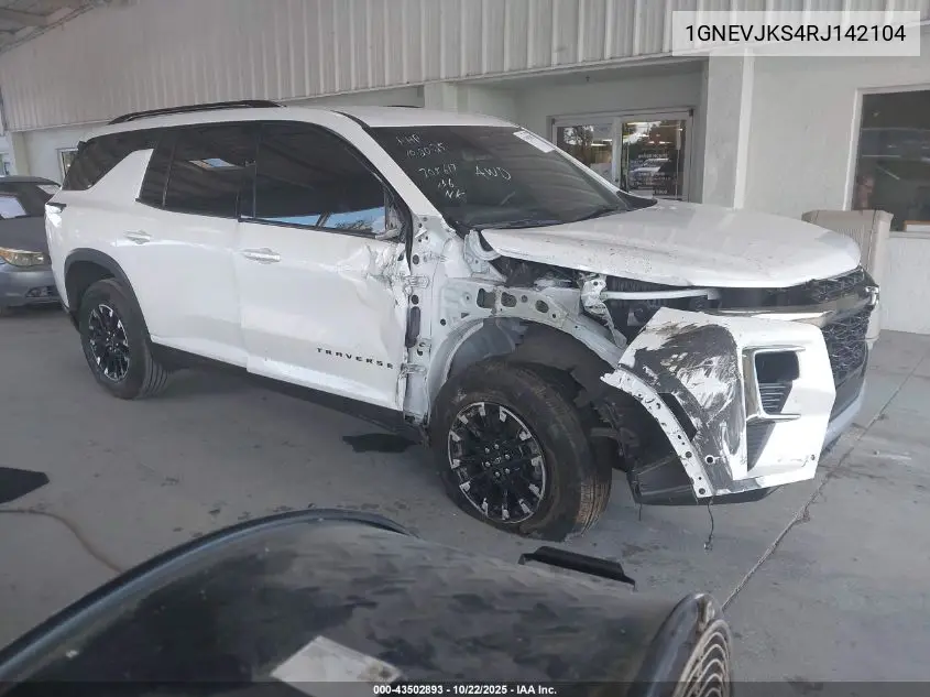 1GNEVJKS4RJ142104 2024 Chevrolet Traverse Awd Z71