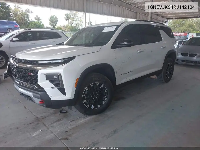 1GNEVJKS4RJ142104 2024 Chevrolet Traverse Awd Z71