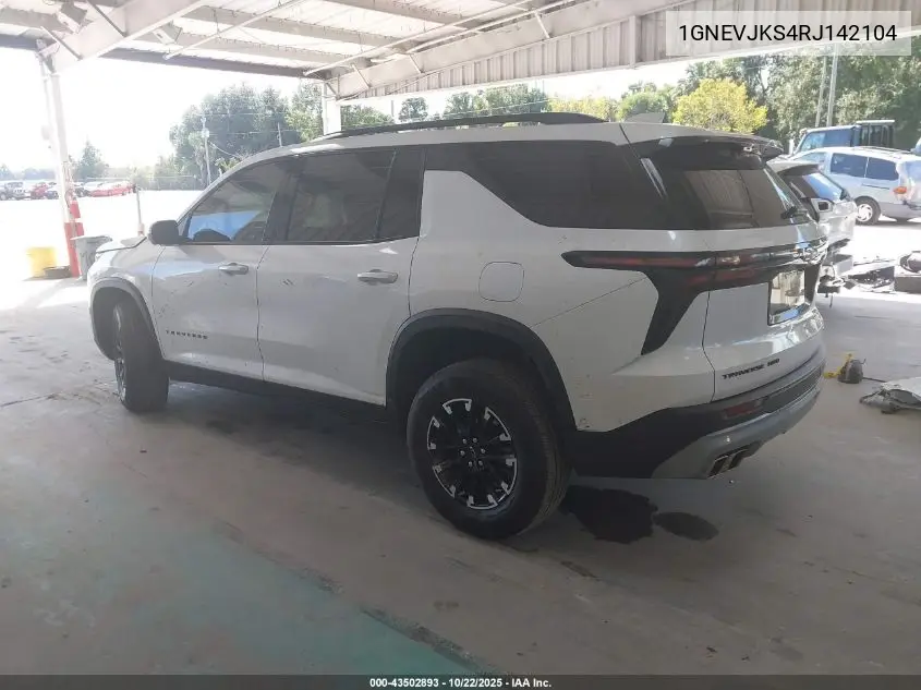 1GNEVJKS4RJ142104 2024 Chevrolet Traverse Awd Z71