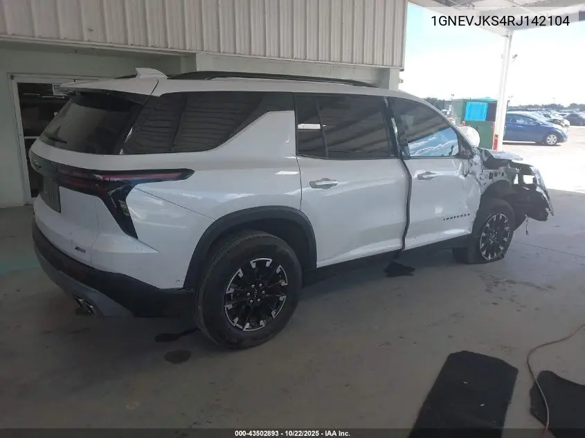 1GNEVJKS4RJ142104 2024 Chevrolet Traverse Awd Z71