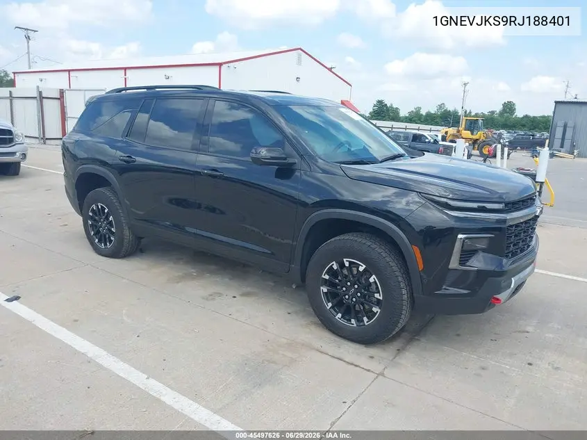 2024 Chevrolet Traverse Awd Z71 VIN: 1GNEVJKS9RJ188401 Lot: 45497626