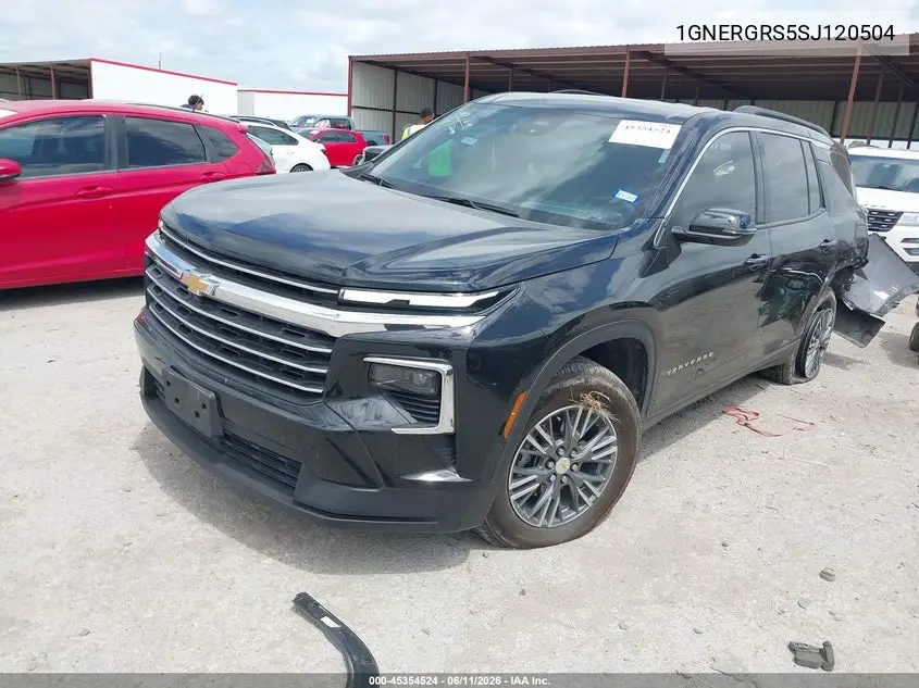2025 Chevrolet Traverse Fwd Lt VIN: 1GNERGRS5SJ120504 Lot: 45354524