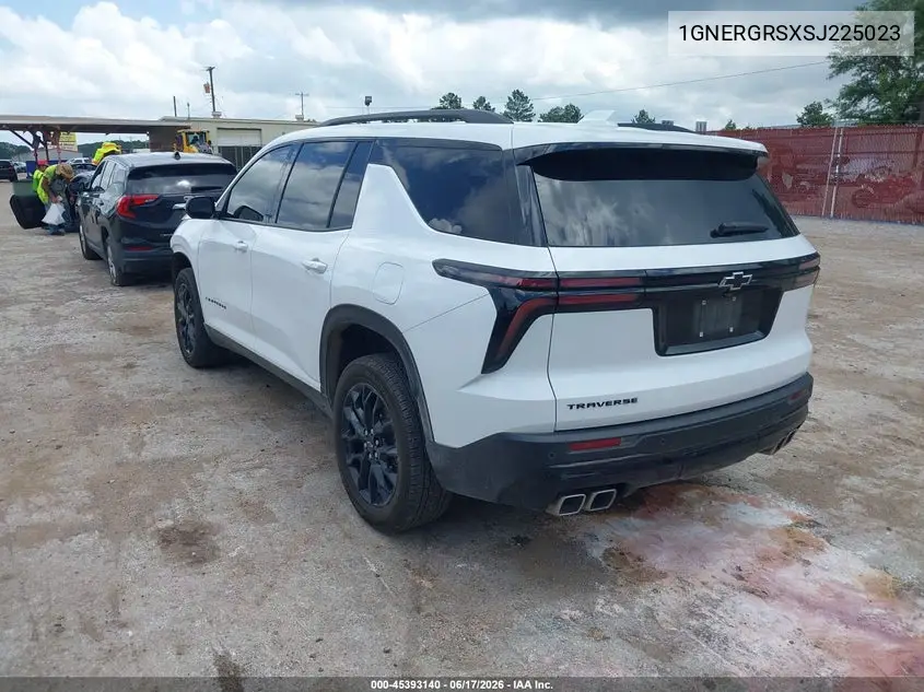 2025 Chevrolet Traverse Fwd Lt VIN: 1GNERGRSXSJ225023 Lot: 45393140
