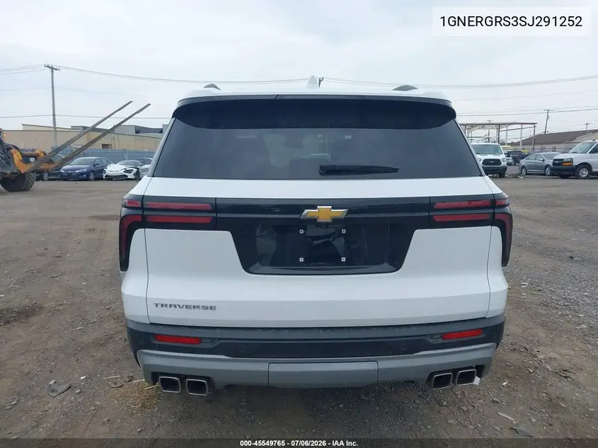 2025 Chevrolet Traverse Fwd Lt VIN: 1GNERGRS3SJ291252 Lot: 45549765