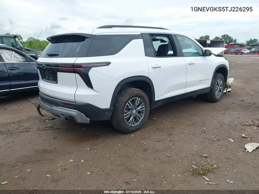2026 Chevrolet Traverse Awd Lt VIN: 1GNEVGKS5TJ226295 Lot: 45594349