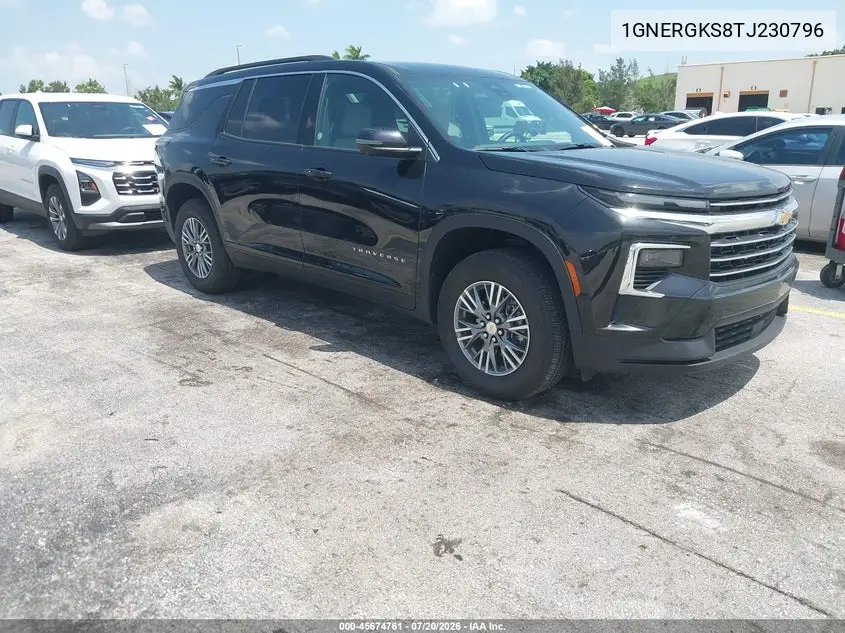 2026 Chevrolet Traverse Fwd Lt VIN: 1GNERGKS8TJ230796 Lot: 45674761