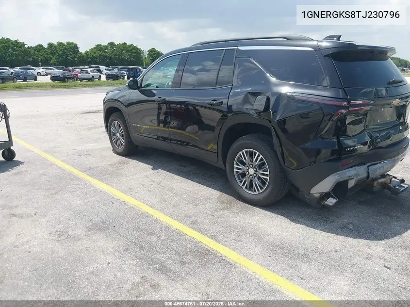 2026 Chevrolet Traverse Fwd Lt VIN: 1GNERGKS8TJ230796 Lot: 45674761