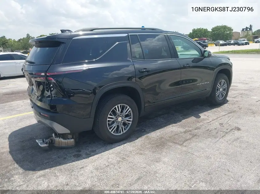 2026 Chevrolet Traverse Fwd Lt VIN: 1GNERGKS8TJ230796 Lot: 45674761