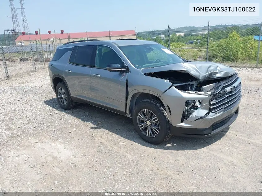 2026 Chevrolet Traverse Awd Lt VIN: 1GNEVGKS3TJ160622 Lot: 45679416